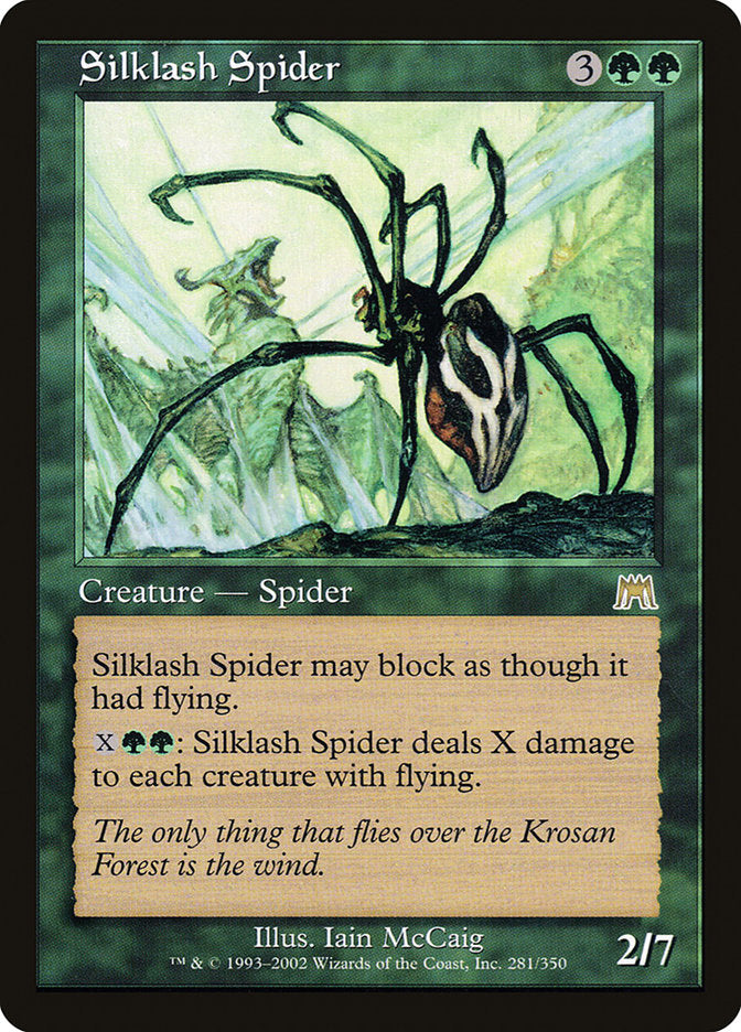 Silklash Spider [Onslaught] | Golgari Games