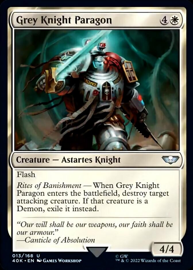 Grey Knight Paragon (Surge Foil) [Universes Beyond: Warhammer 40,000] | Local Legends
