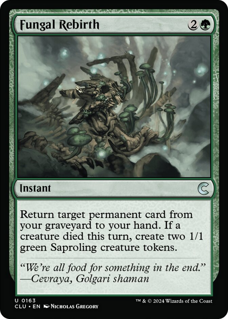 Fungal Rebirth [Ravnica: Clue Edition] | Local Legends