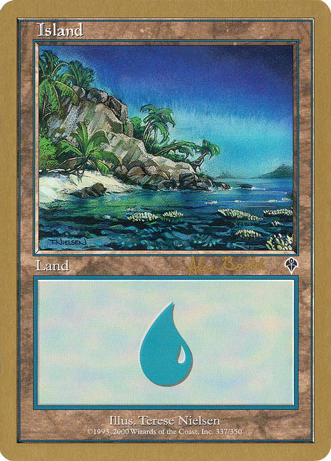 Island (ab337) (Alex Borteh) [World Championship Decks 2001] | Golgari Games