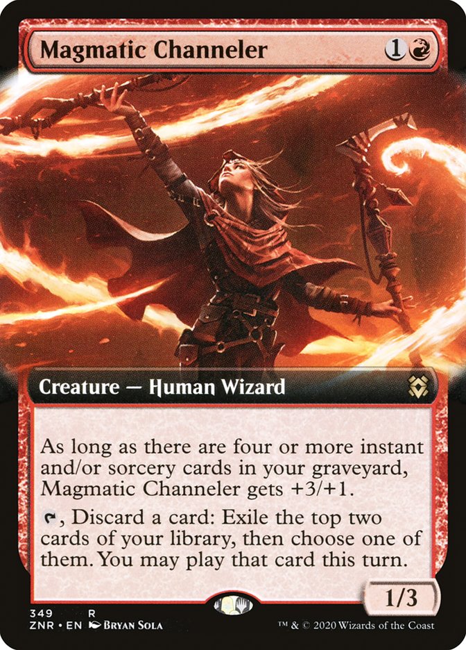 Magmatic Channeler (Extended Art) [Zendikar Rising] | Local Legends