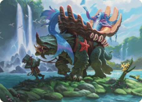 Vodalian Mindsinger Art Card [Dominaria United Art Series] | Local Legends