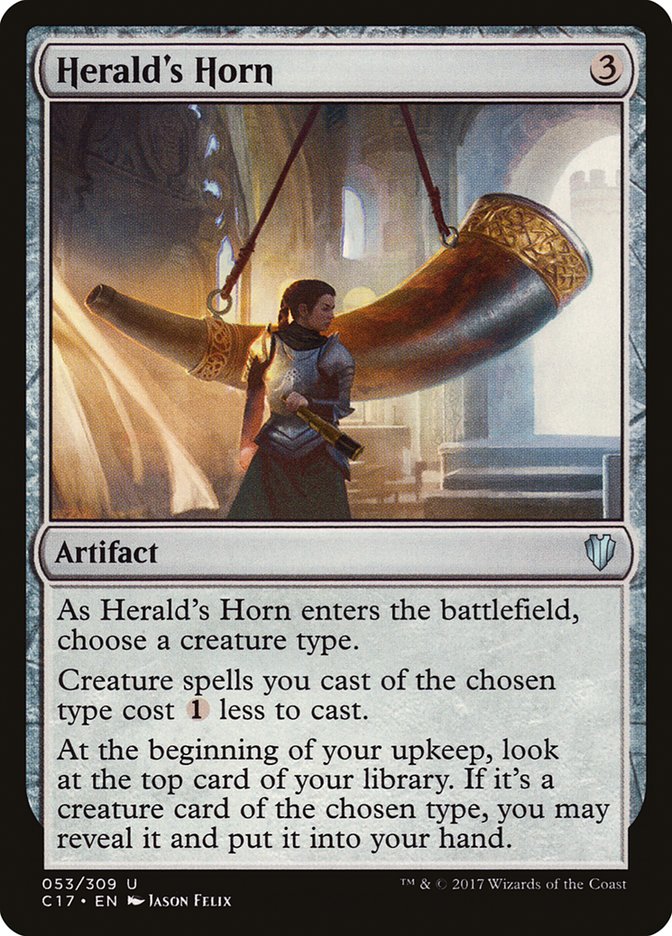 Herald's Horn [Commander 2017] | Golgari Games