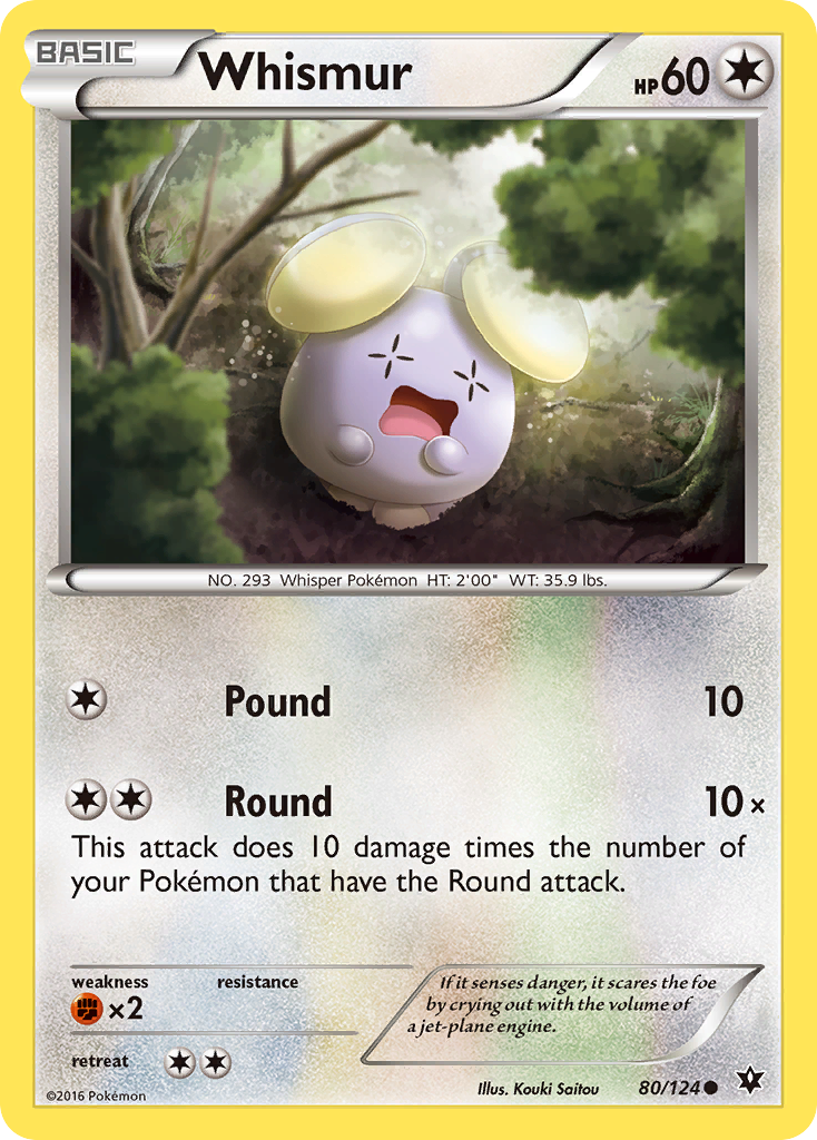 Whismur (80/124) [XY: Fates Collide] | Golgari Games