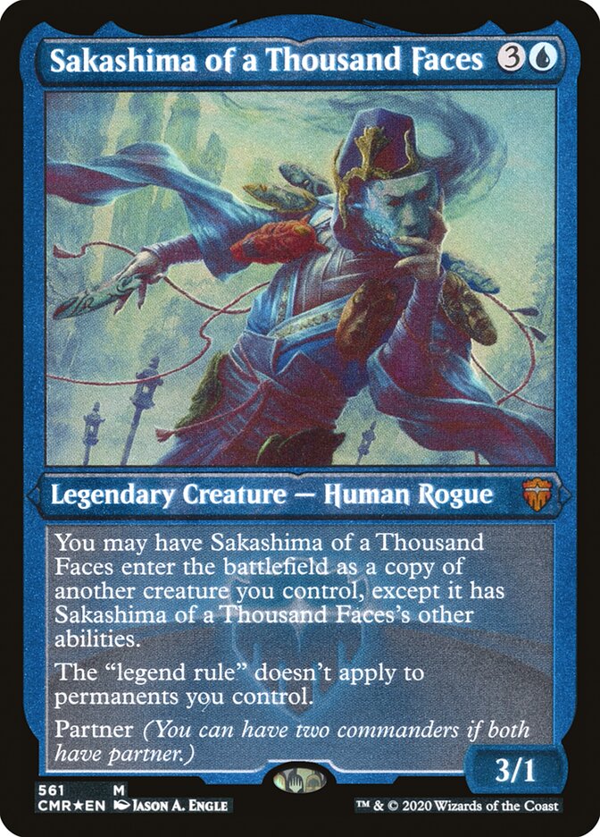 Sakashima of a Thousand Faces (Etched) [Commander Legends] | Local Legends