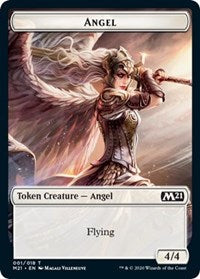 Angel // Cat (011) Double-sided Token [Core Set 2021 Tokens] | Golgari Games