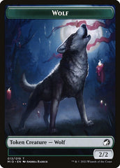 Wolf (013) // Clue (016) Double-sided Token [Challenger Decks 2022 Tokens] | Golgari Games