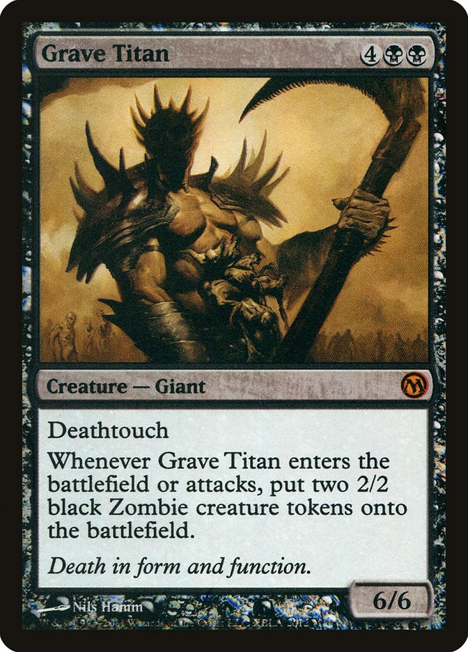 Grave Titan (Duels of the Planeswalkers Promos) [Duels of the Planeswalkers Promos 2011] | Golgari Games