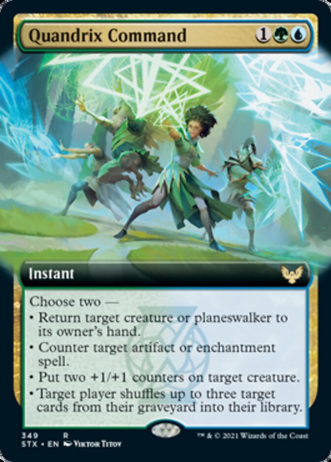Quandrix Command (Extended Art) [Strixhaven: School of Mages] | Local Legends
