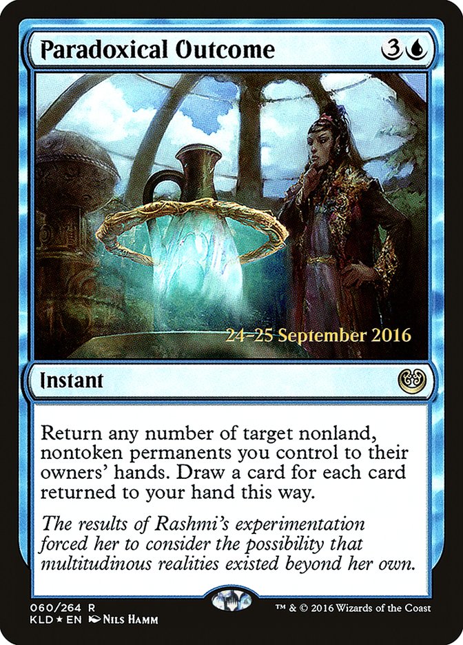 Paradoxical Outcome [Kaladesh Prerelease Promos] | Local Legends