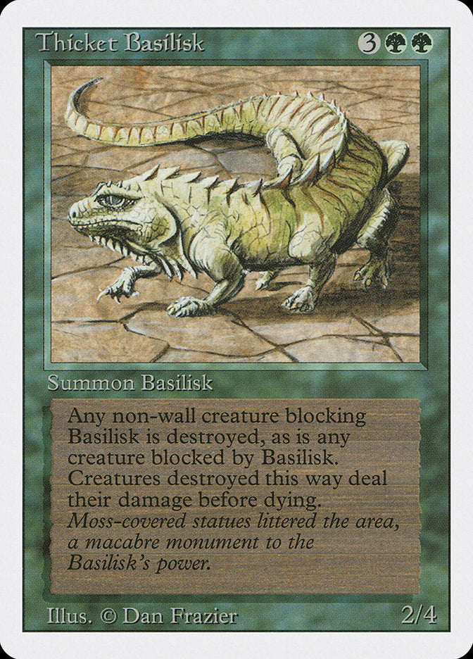 Thicket Basilisk [Revised Edition] | Golgari Games