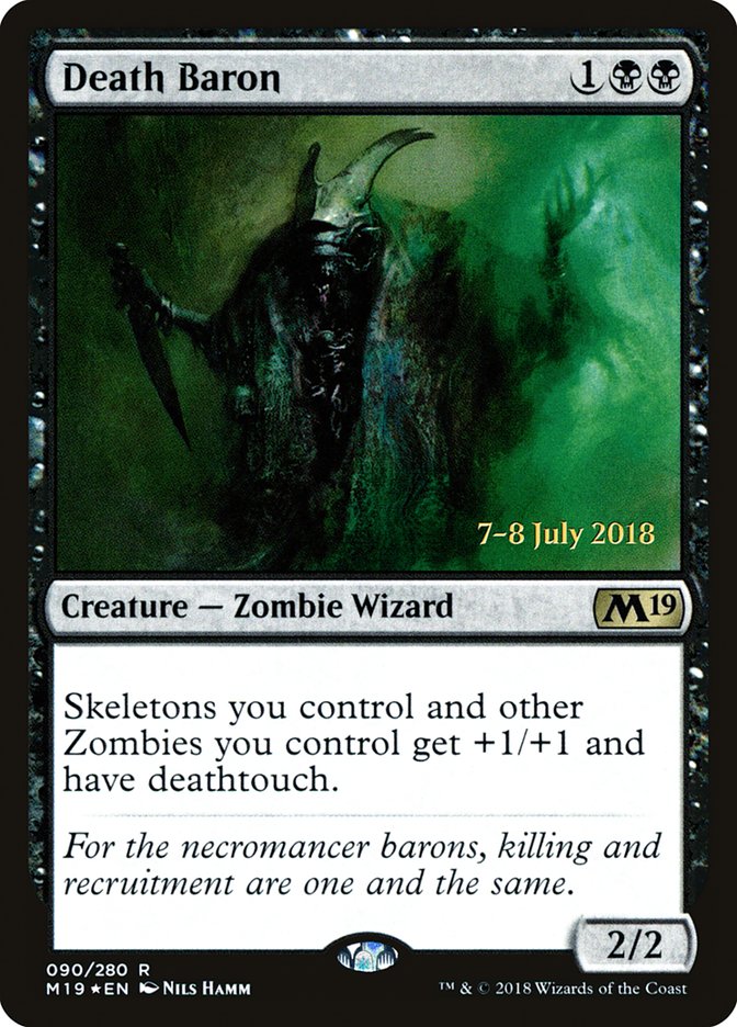 Death Baron [Core Set 2019 Prerelease Promos] | Golgari Games