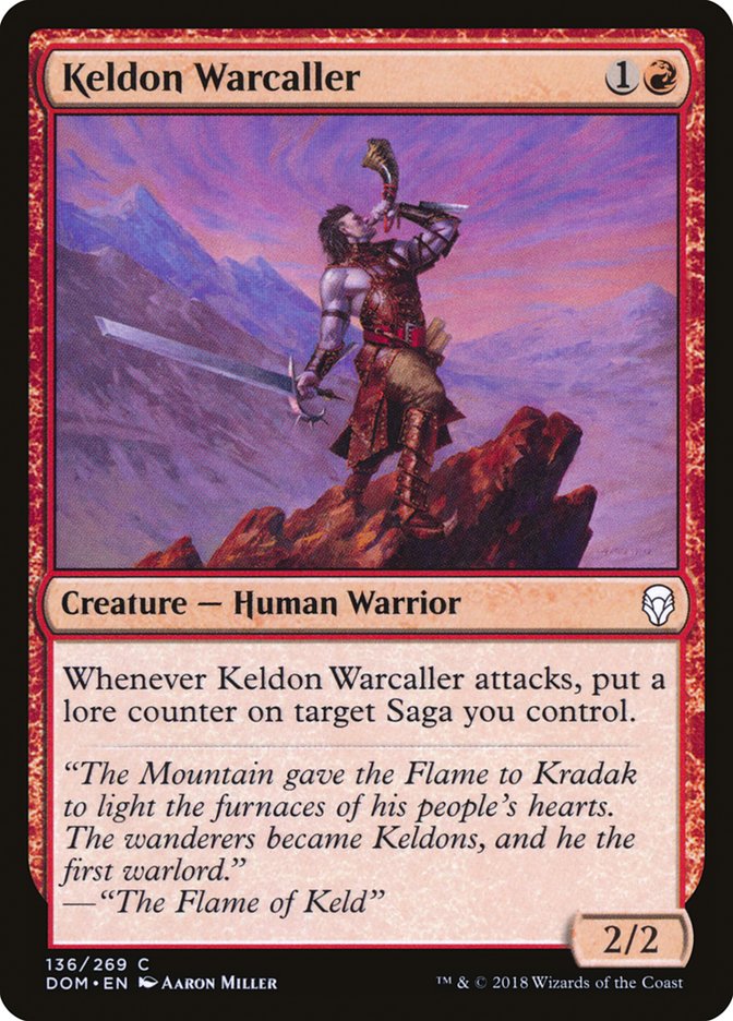 Keldon Warcaller [Dominaria] | Local Legends