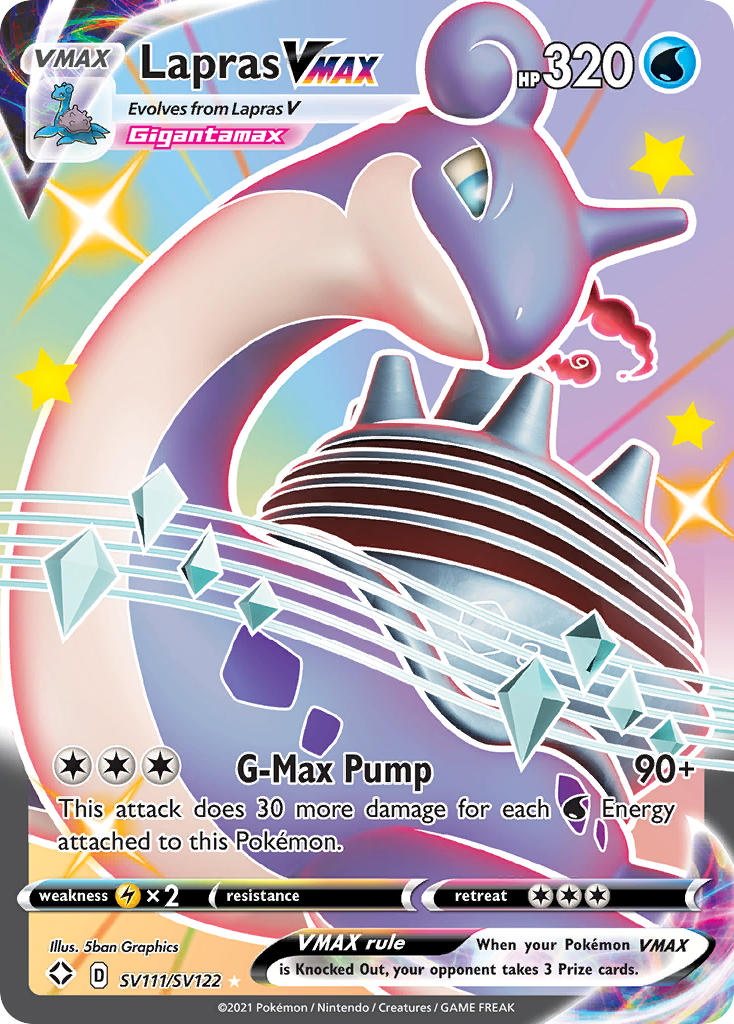 Lapras VMAX (SV111/SV122) [Sword & Shield: Shining Fates] | Local Legends