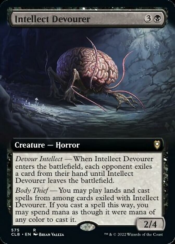 Intellect Devourer (Extended Art) [Commander Legends: Battle for Baldur's Gate] | Golgari Games