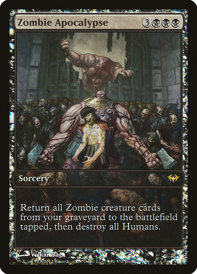 Zombie Apocalypse (Game Day) [Dark Ascension Promos] | Golgari Games