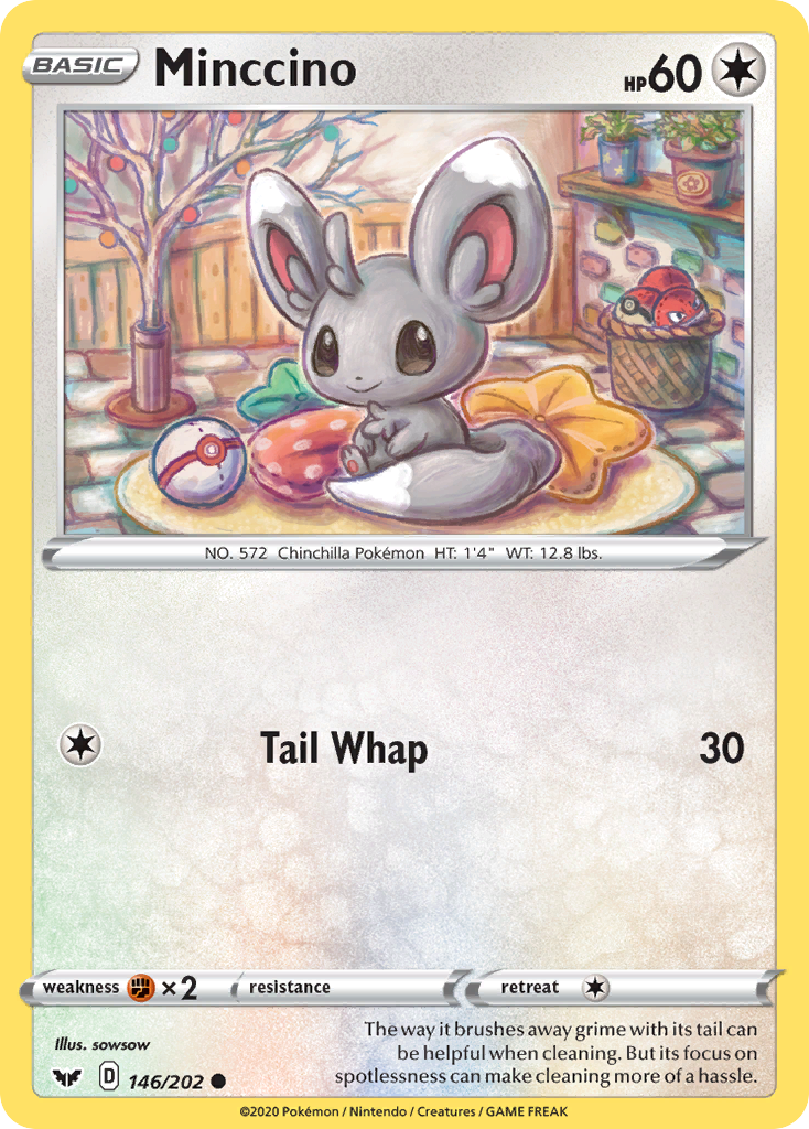 Minccino (146/202) [Sword & Shield: Base Set] | Golgari Games