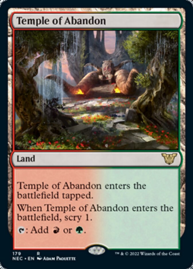 Temple of Abandon [Kamigawa: Neon Dynasty Commander] | Local Legends