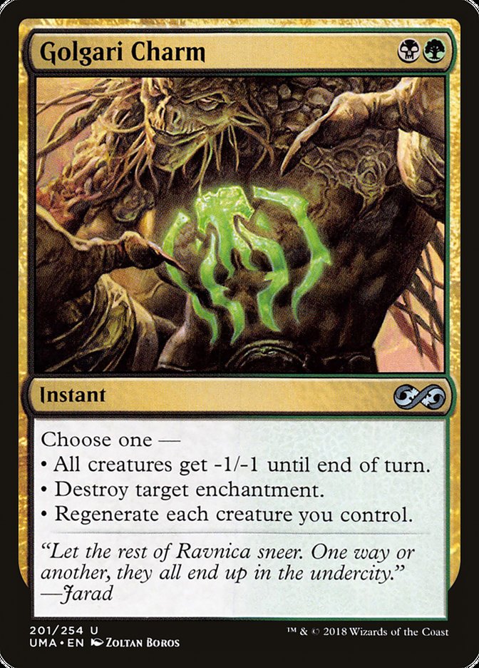 Golgari Charm [Ultimate Masters] | Local Legends