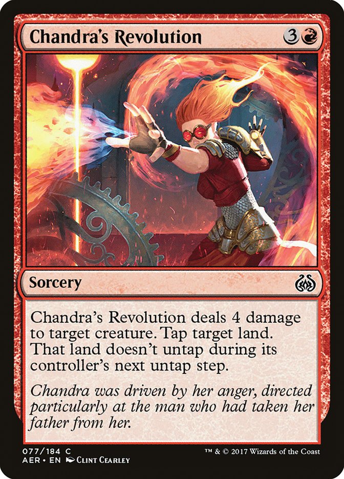 Chandra's Revolution [Aether Revolt] | Golgari Games