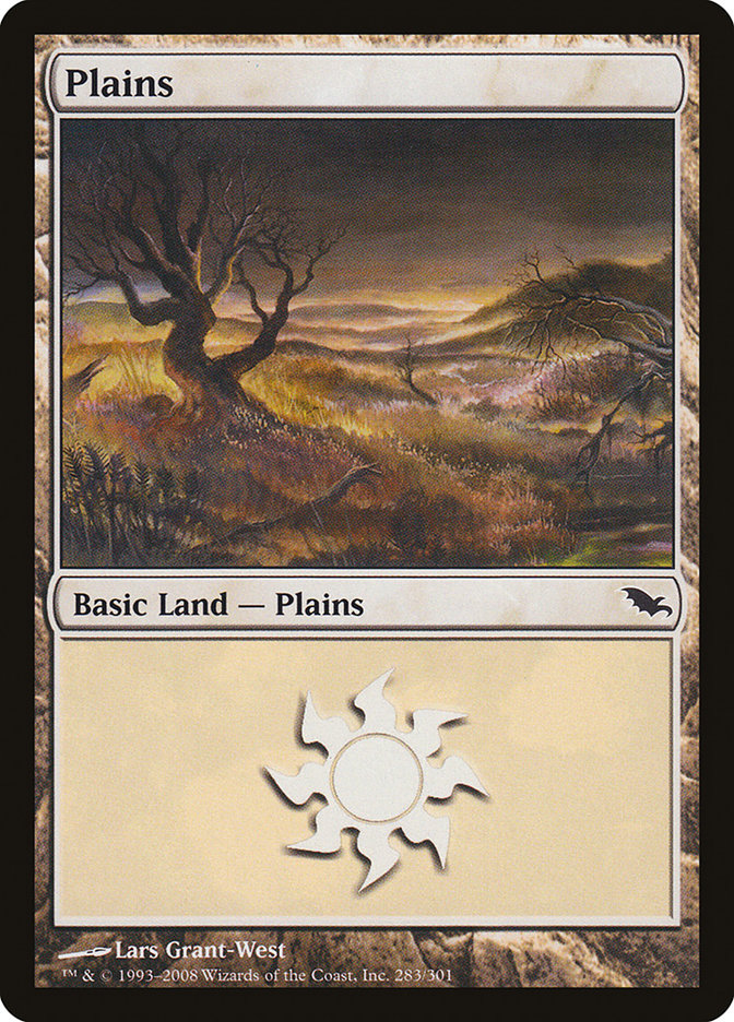 Plains (283) [Shadowmoor] | Golgari Games