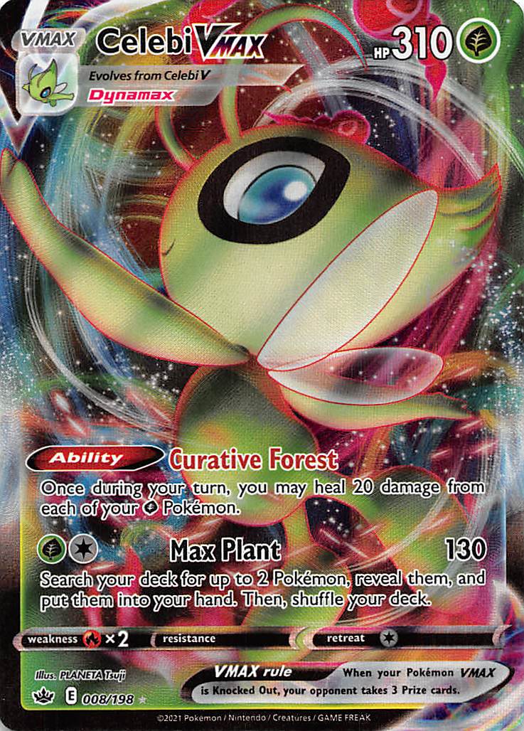 Celebi VMAX (008/198) [Sword & Shield: Chilling Reign] | Golgari Games