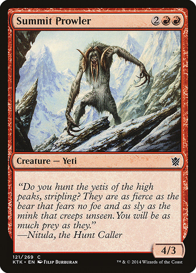 Summit Prowler [Khans of Tarkir] | Local Legends