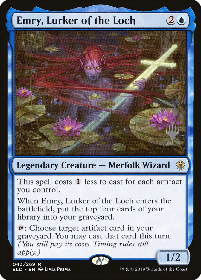 Emry, Lurker of the Loch (Promo Pack) [Throne of Eldraine Promos] | Golgari Games