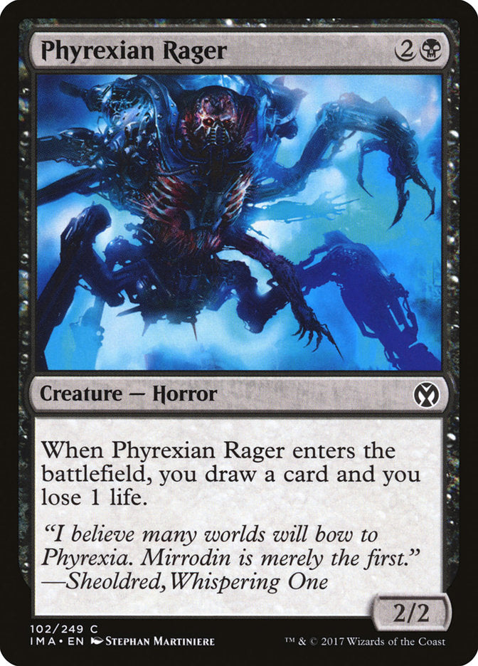 Phyrexian Rager [Iconic Masters] | Golgari Games