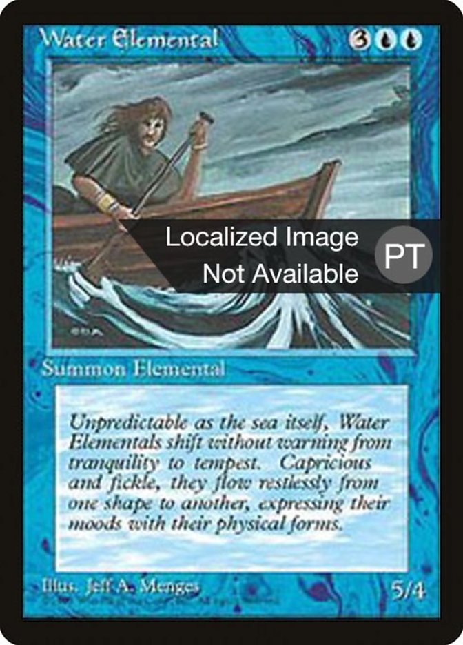 Water Elemental [Fourth Edition (Foreign Black Border)] | Local Legends