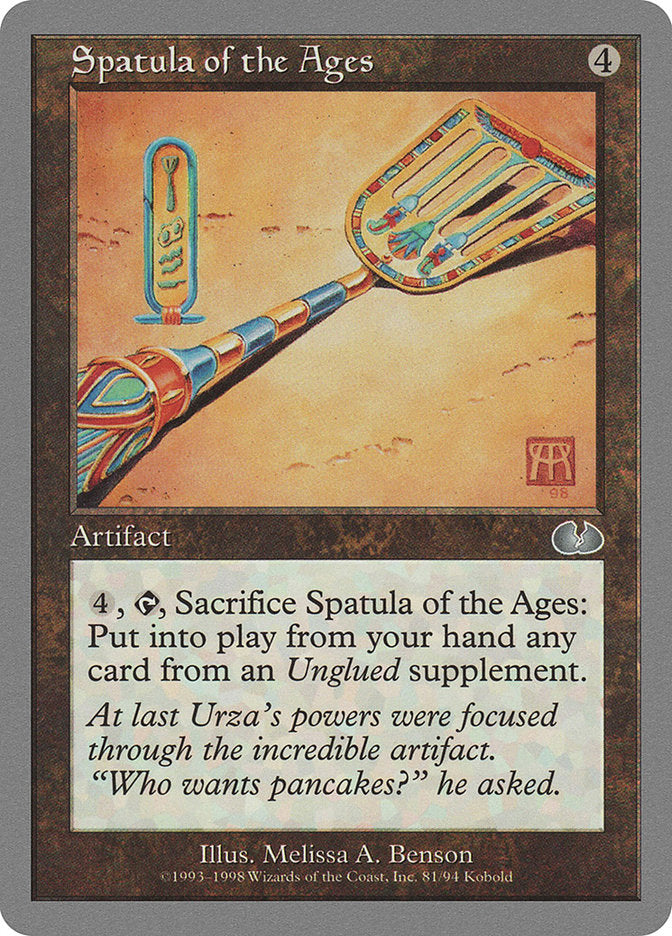 Spatula of the Ages [Unglued] | Golgari Games