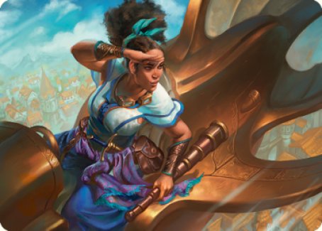 Talas Lookout Art Card [Dominaria United Art Series] | Local Legends
