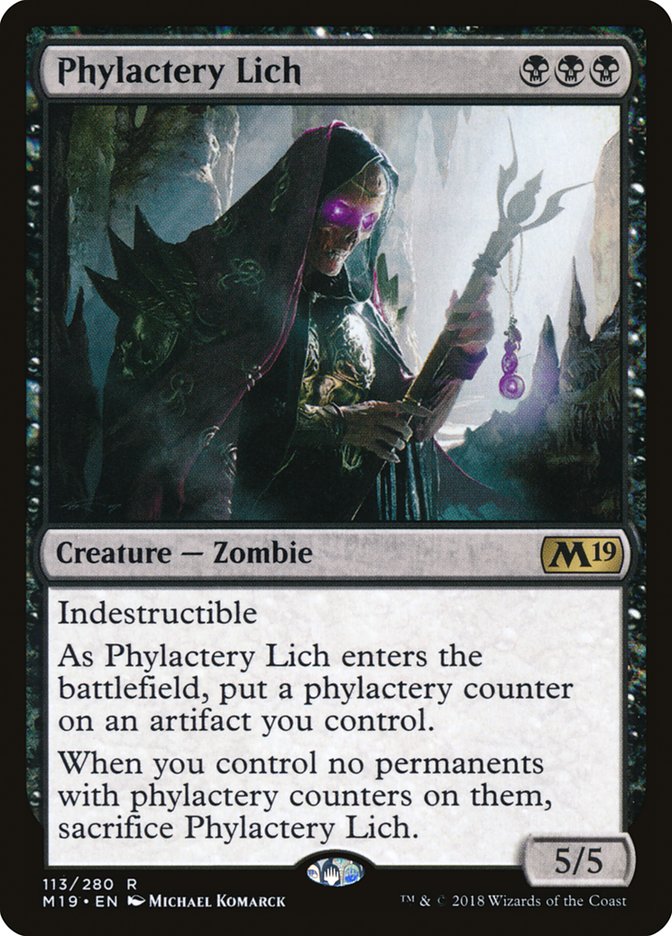 Phylactery Lich [Core Set 2019] | Local Legends