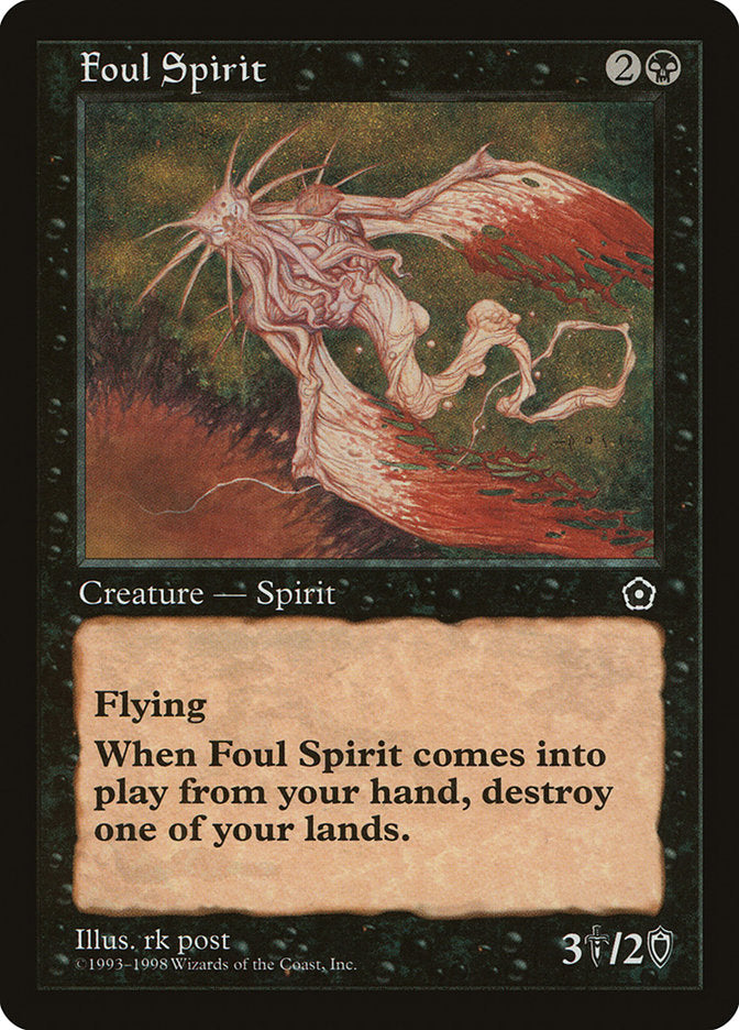 Foul Spirit [Portal Second Age] | Golgari Games