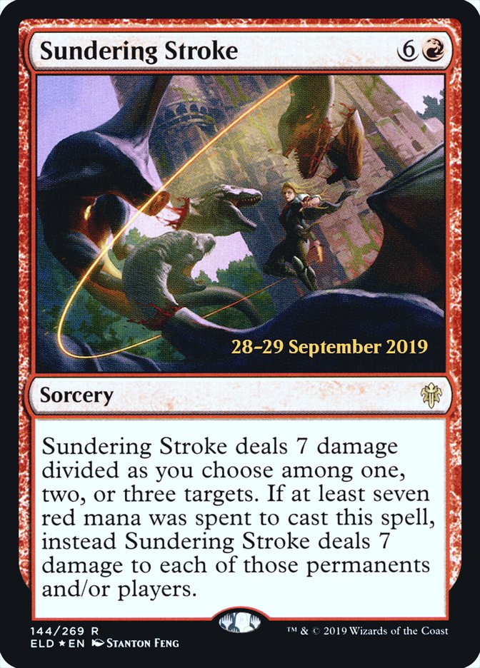 Sundering Stroke [Throne of Eldraine Prerelease Promos] | Golgari Games