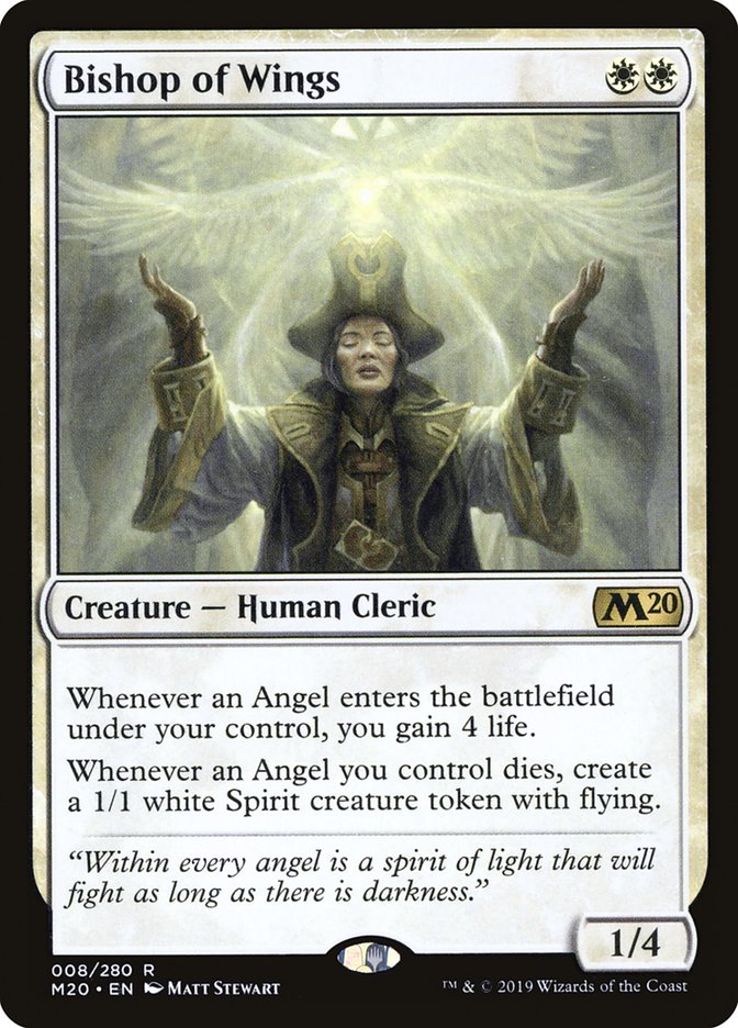 Bishop of Wings [Core Set 2020] | Golgari Games