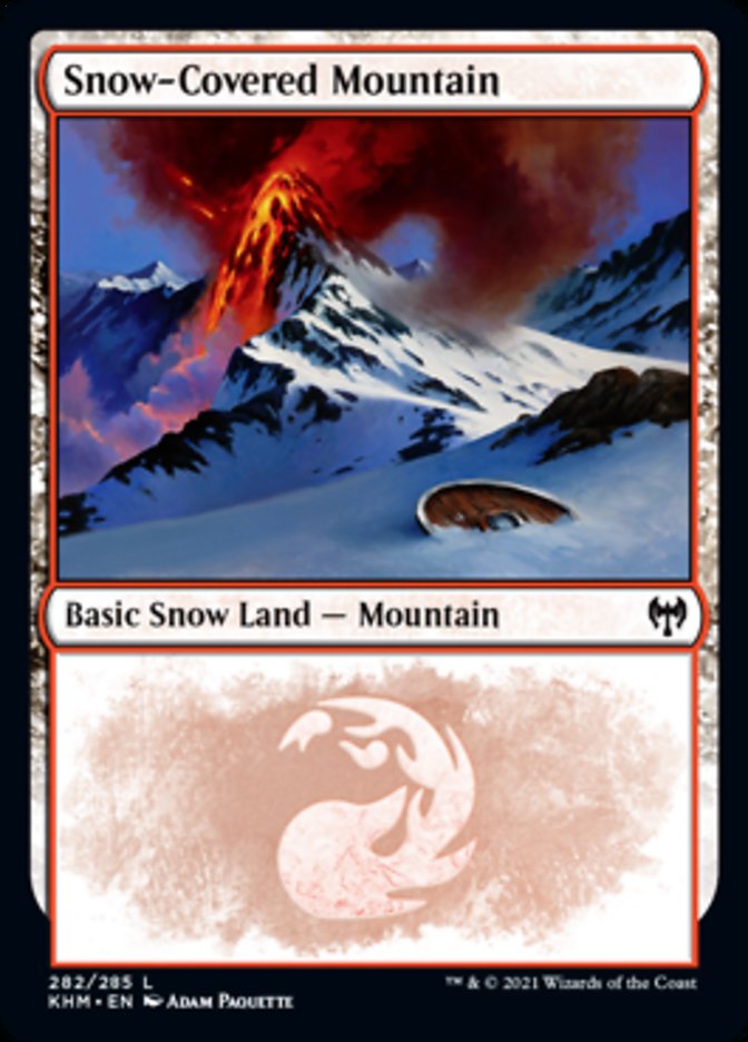 Snow-Covered Mountain (282) [Kaldheim] | Golgari Games