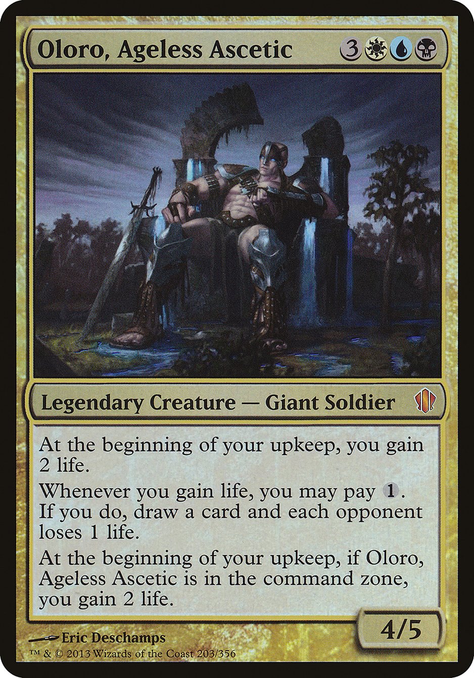 Oloro, Ageless Ascetic (Oversized) [Commander 2013 Oversized] | Golgari Games