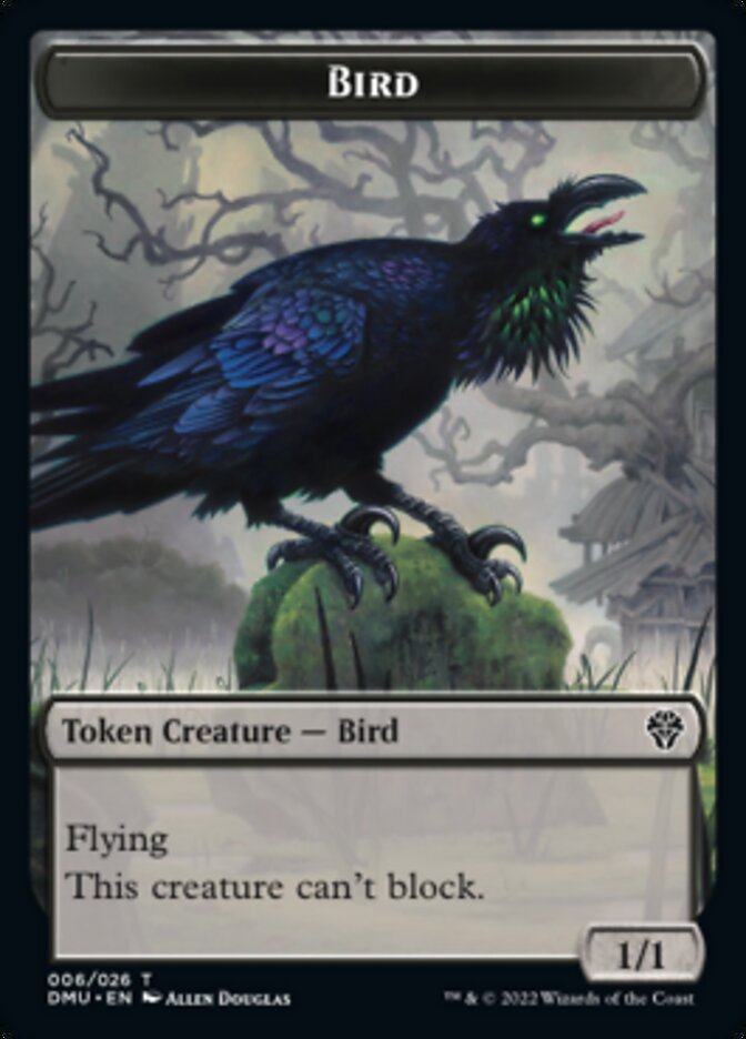 Bird Token (006) [Dominaria United Tokens] | Golgari Games