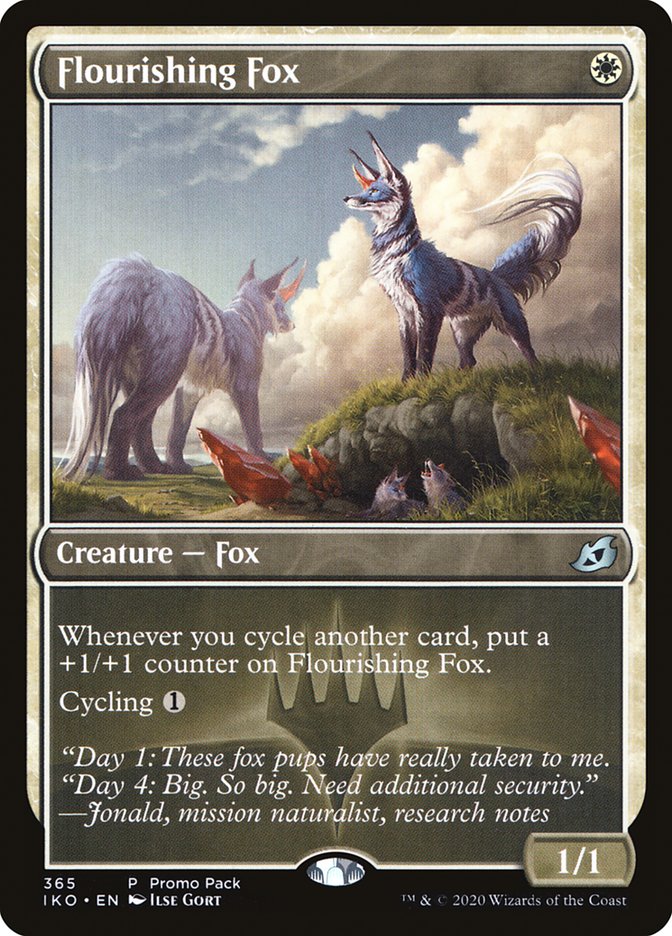 Flourishing Fox (Promo Pack) [Ikoria: Lair of Behemoths Promos] | Golgari Games