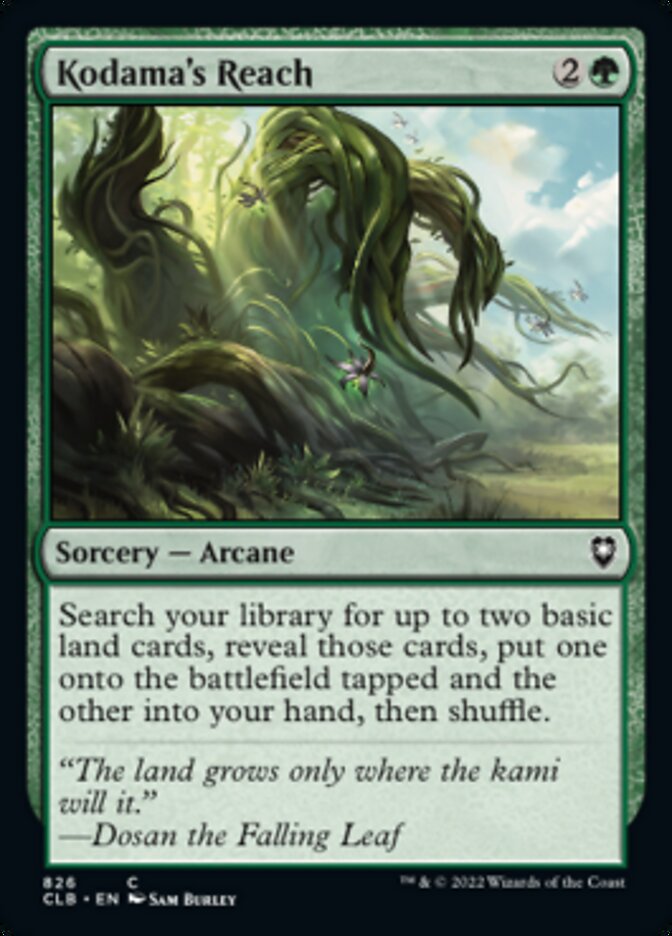 Kodama's Reach [Commander Legends: Battle for Baldur's Gate] | Local Legends