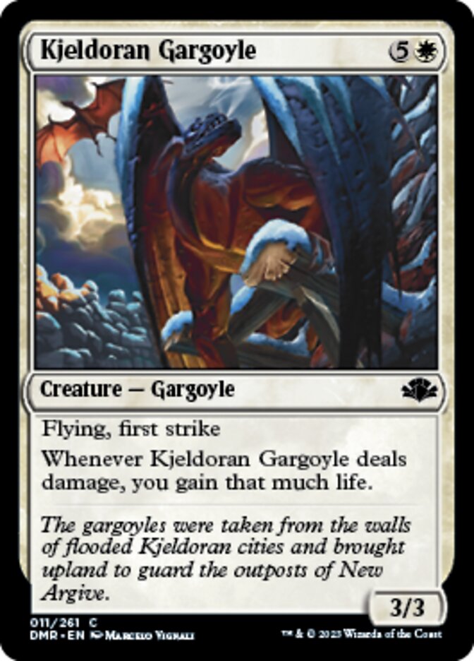 Kjeldoran Gargoyle [Dominaria Remastered] | Golgari Games