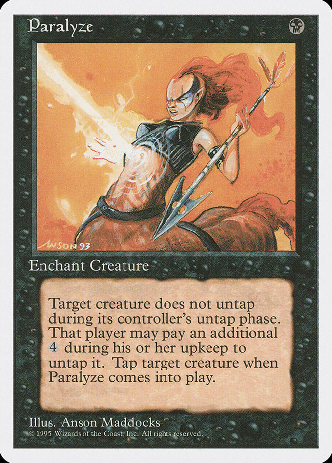 Paralyze [Fourth Edition] | Local Legends