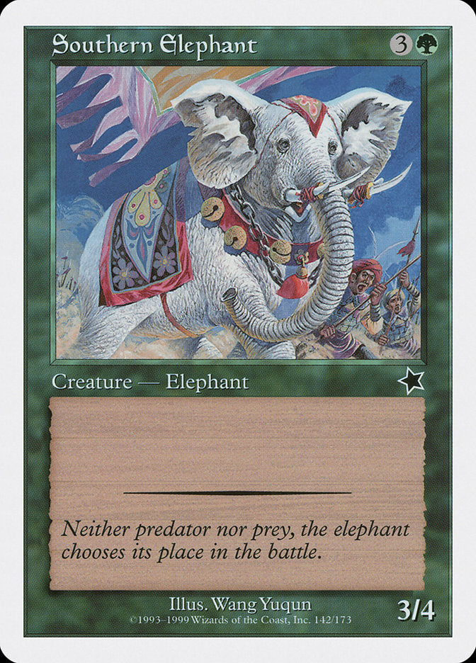 Southern Elephant [Starter 1999] | Golgari Games