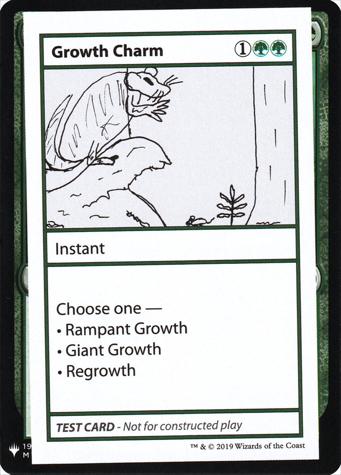 Growth Charm [Mystery Booster Playtest Cards] | Golgari Games