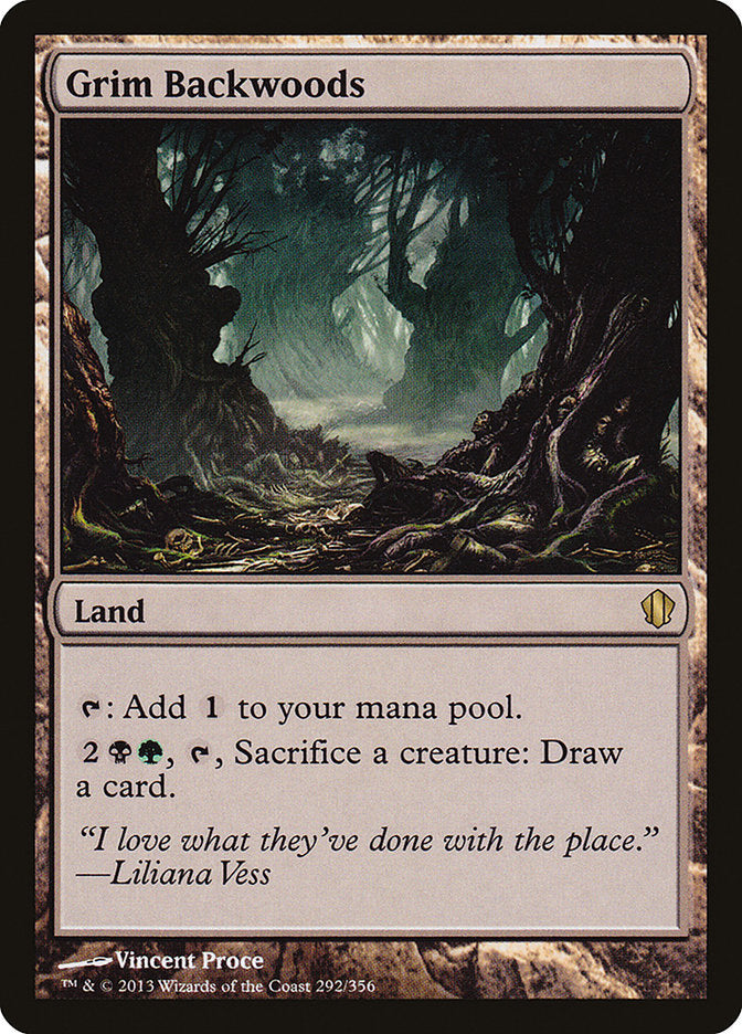 Grim Backwoods [Commander 2013] | Local Legends
