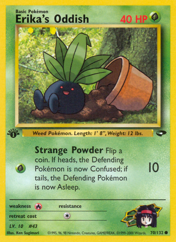 Erika's Oddish (70/132) [Gym Challenge 1st Edition] | Golgari Games