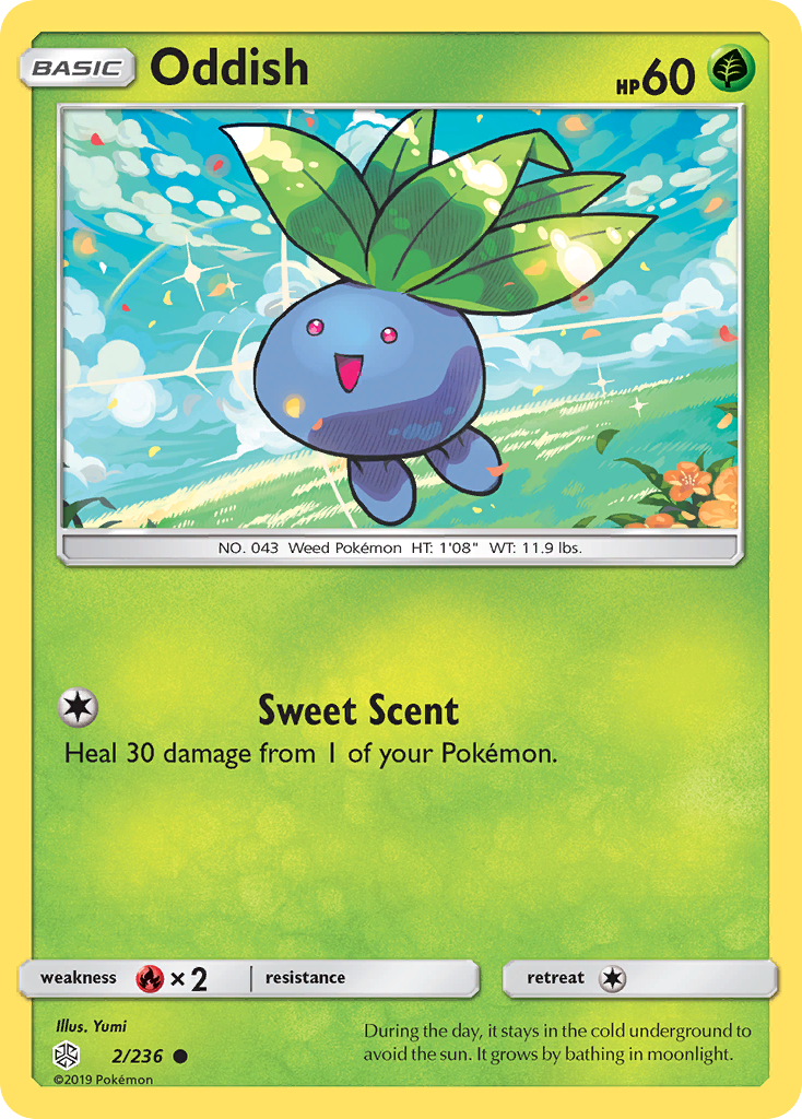 Oddish (2/236) [Sun & Moon: Cosmic Eclipse] | Local Legends