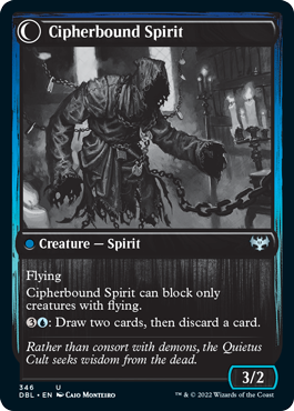 Soulcipher Board // Cipherbound Spirit [Innistrad: Double Feature] | Golgari Games