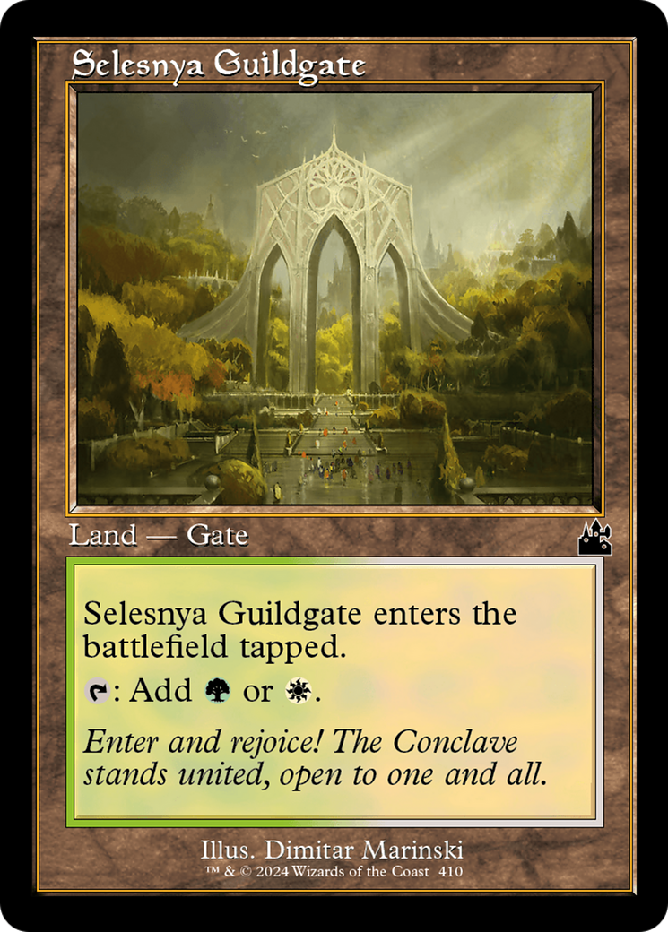 Selesnya Guildgate (Retro Frame) [Ravnica Remastered] | Local Legends